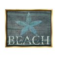 thumbnail image 5 of Stupell Industries It's Better At The Beach Starfish Jet Black Framed Floating Canvas Wall Art, 16x20, by Marilu Windvand, 5 of 5