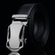 thumbnail image 1 of Cinturón de hebilla automática para hombre, resistente al desgaste y a los arañazos, de borde completo, cinturón de negocios para hombre, cinturón con patrón de lichi, uso versátil, 1 of 6