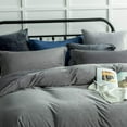 thumbnail image 5 of Velvet King Duvet Cover Set, 3 Pieces Zippered Flannel Comforter Cover Set, 5 of 7