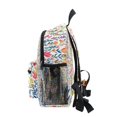 thumbnail image 4 of FORMRS School Backpack with Front Zippered Pocket 12" Student Travel Daypack, Yellow Wildflower Pattern, 4 of 6