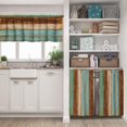 thumbnail image 3 of GALMAXS7 3 Piece Kitchen Curtain Set Farmhouse Vintage Valance Curtains for Kitchen Window Decor, 3 of 5
