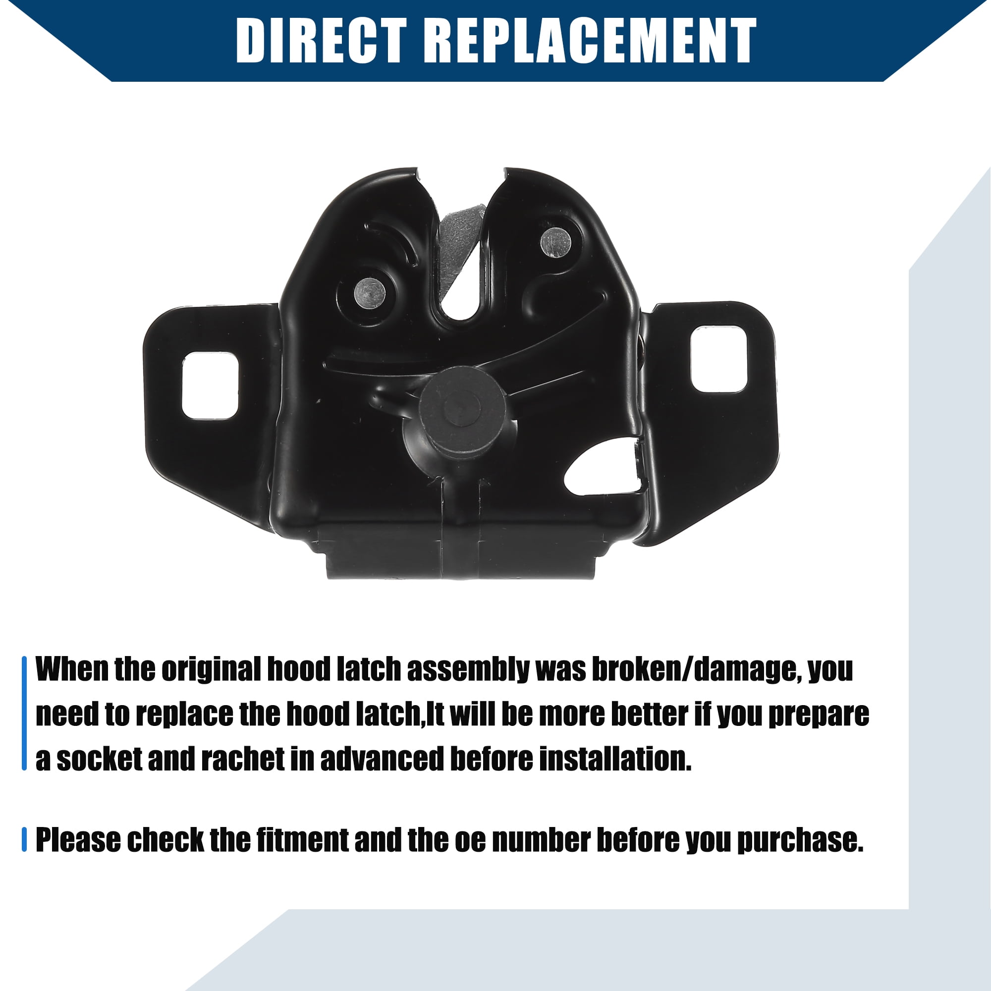Unique Bargains Hood Latch Lock for Dodge for Ram 1500 2002-2008 for Chrysler PT Cruiser