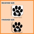 thumbnail image 2 of CaiYueKe Black Cat And Dog Paw Print Wall Sticker Removable Vinyl Decal For Home Decor Living Room Nursery Bedroom Pet Themed Waterproof Adhesive Art, 2 of 5