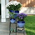thumbnail image 3 of Summerfield Terrace 10018822 Trio de Jardinières Duo Tone, Bleu, 3 of 3