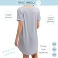 thumbnail image 5 of Hello Mello Let Me Sleep Lounge Sleepshirt V-Neck Short Sleeve Sleepwear, Be A Dreamer Medium/Large (Women's), 5 of 8