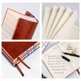 thumbnail image 5 of SagaSave A5/B5 PU Leather Colorful Notebook Journals for Writing Diary Travel Journals School Office, 5 of 7