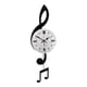 thumbnail image 1 of Reloj de pared analógico con forma de nota musical, moderno, fácil de leer, decorativo, silencioso, sin tictac. L, 1 of 9