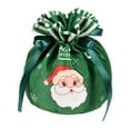 thumbnail image 2 of Diceymbol Christmas Velvet Drawstring Gift Bags Holiday Party Favor 5.12x3.94 Inch, 2 of 7
