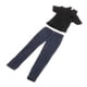 thumbnail image 5 of Bewildely 1/6  Coat Pants Shirt Set Body 12'' for Male Figure 2piezas traje de camiseta corta, 5 of 6