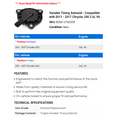 thumbnail image 2 of Variable Timing Solenoid - Compatible with 2011 - 2017 Chrysler 200 3.6L V6 2012 2013 2014 2015 2016, 2 of 2