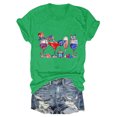 thumbnail image 4 of Blusas de Manga Corta para las Mujeres Divertido Impreso Cuello Redondo Tee, Vintage Humor Gráfico Blusas de Primavera para las Mujeres, 4 of 4