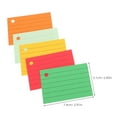 thumbnail image 2 of LOLIPPYY Portable Small Flashcards Set, Assorted Colored Ruled Note Cards for Study and Exam Preparation, Ideal Learning Tool, 2 of 6