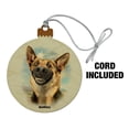 thumbnail image 2 of German Shepherd Dog Selfie Wood Christmas Tree Holiday Ornament, 2 of 7