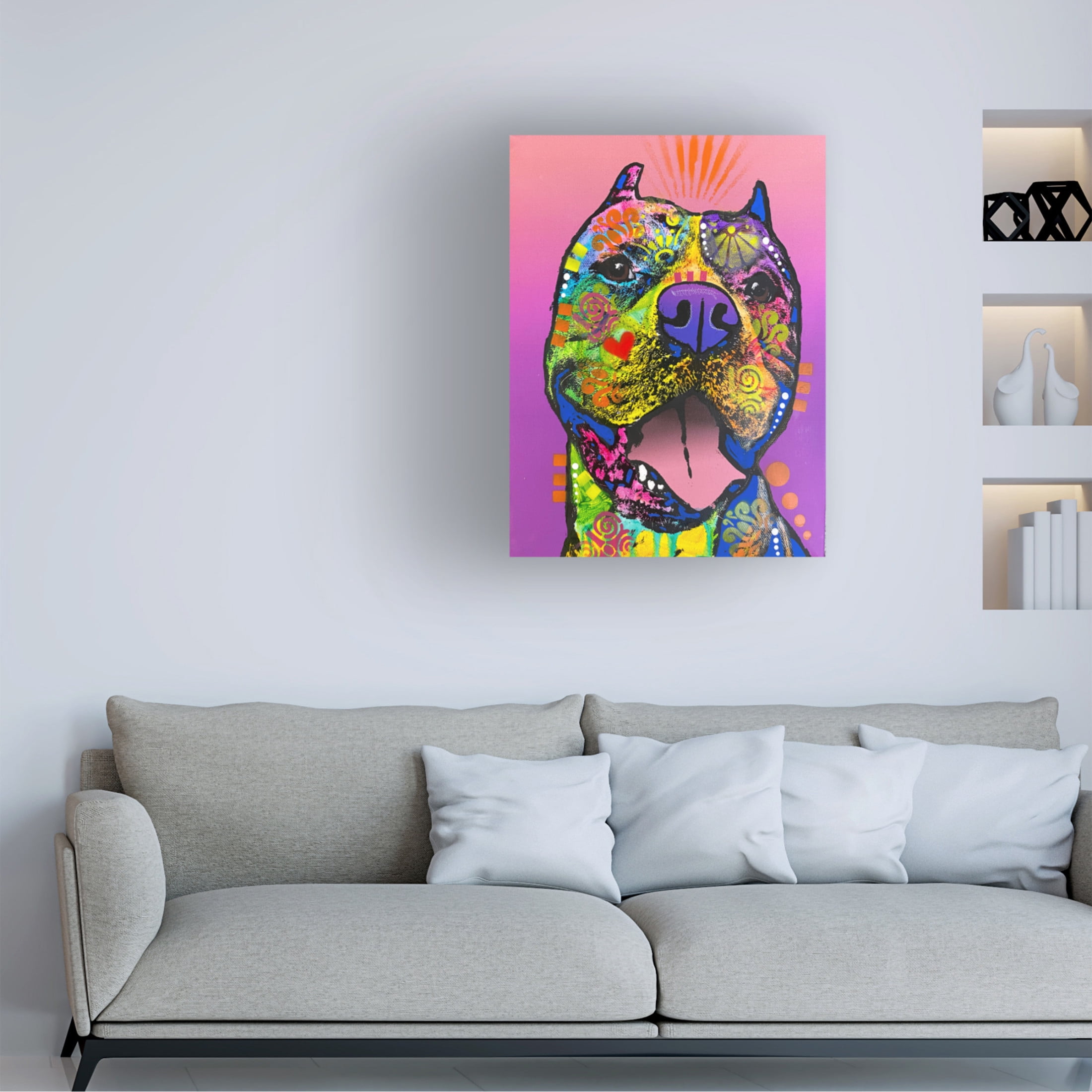 Canvas Wall Art - Dean Russo 'Trick' Wall Art for Living Room, Bedroom, or Office Décor by Trademark Fine Art - 14 x 19 Inches