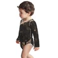 thumbnail image 3 of Xecao Starry Night Black Sheep Print Baby unisex-baby Cotton Long-sleeve Bodysuits-3 Months, 3 of 6