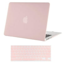 mosiso plastic hard cover case for macbook air 13 inch no touch id (models: a1369 &a1466,2010-2017)with keyboard cover,mint green