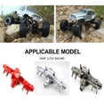 thumbnail image 3 of mmirethe RCGOFOLLOW Aluminum Alloy CNC Machined Front And Rear Axle Housings CNC Machined Rc Front And Rear Axle Housings For 1/10 HSP 94180 Red, 3 of 6
