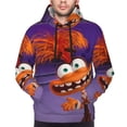 thumbnail image 5 of Lsque inside out 2 Pattern Casual Men's Hoodie,Hooded Sweatshirt with Kangaroo Pocket,Pullover Hoodie-Large, 5 of 8