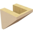 thumbnail image 5 of 4"W x 4"D x 4"H Wide Concord Rough Cedar Woodgrain TimberThane Corbel, Primed Tan, 5 of 6