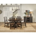 thumbnail image 5 of A-America Stormy Ridge 48" - 63" Oval Extending Dining Table with (1) 15" Table Leaf, 5 of 8