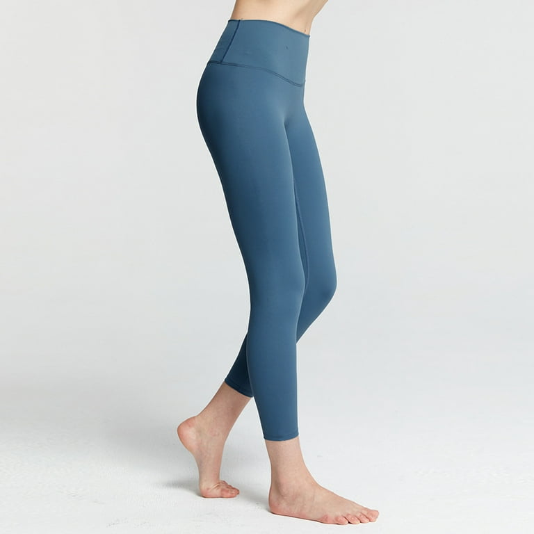 Womens Yoga Pants Womens Custom Soild Custom High Waisted Leggings Running  Pilates Workout Soft Yoga Pants 