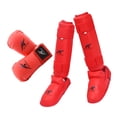 thumbnail image 4 of koolsoo Boxing Gloves Shin Guards Karate Sparring Gear Set for Mma Sparring Exercise M, 4 of 9