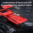 thumbnail image 2 of Funda para GANGXUN Google Pixel 9 Pro XL - Soporte metálico, Función magnética, Rojo, 2 of 5