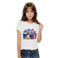 thumbnail image 5 of ZACPNCV July 4th Shirts for Boy Girl Crew Neck Short Sleeve Shirt Casual Graphic Patriotic Tunic Tops Summer T Shirts White 9-10 Years, 5 of 9