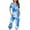 10, variant on Floral Print Sets for Women Short Sleeve Lounge Sets Front Pleated Shirt and Plus Size Capris Womens Pajamas Sets