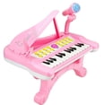 thumbnail image 1 of Piano para niñas - 22 canciones, micrófono, función karaoke, para niños de 3 a 5 años, 1 of 2