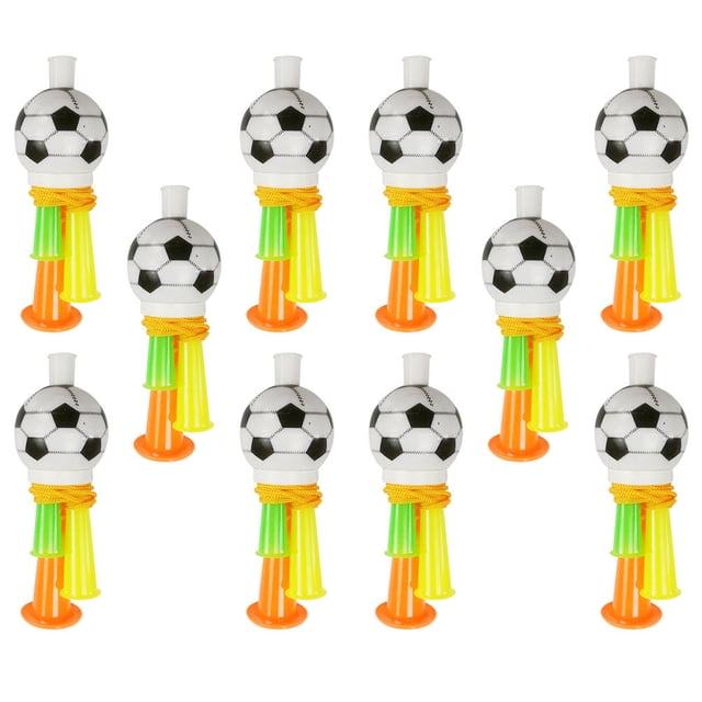 STRANDCHIC 10Pcs Cheer Horn For Sporting Events Plastic Trumpet Toy With Loud Noise Function