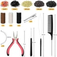 thumbnail image 2 of Kit de herramientas para extensiones de cabello GrennMauler con 600 microanillos, 2 of 7