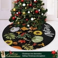 thumbnail image 6 of FMSHPON Autumn Season Xmas Christmas Tree Skirt Stand Mat for Holiday Party Decoration Indoor Outdoor 48 inches, 6 of 6