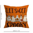 thumbnail image 4 of Halloween Pillows Halloween Printed Pillow Cover Halloween Ghost Truck Bats Decorative Cushion Pillow Cover, 4 of 5