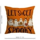 thumbnail image 4 of Funda de Almohada con Estampado de Halloween, Funda de Cojín Decorativa con Diseño de Murciélagos y Camión Fantasma de Halloween, 4 of 5
