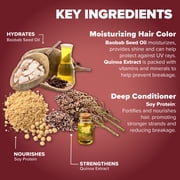 Splat Midnight Black Cherry Hair Dye Kit, Semi-Permanent Red Hair Color for Brunettes, Vegan