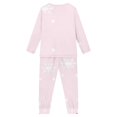 thumbnail image 3 of Renewold 2 PCS Stretchy Long Sleeve Pajamas for Teen Girls Cute Christmas Rabit Long Pants Set Tracksuit Comfy Casual Home Daily Wear PJ Pullover Tops Lounge Wear Nightwear Size 9-10, 3 of 5