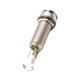 thumbnail image 1 of Guitar Pickup Jack Socket Endpin Sockets Threaded Cylinder Silver Nickel Noise Reduction, 1 of 4