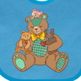 thumbnail image 4 of Inktastic Cute Hugging Teddy Bears Boys or Girls Baby Bib, 4 of 4