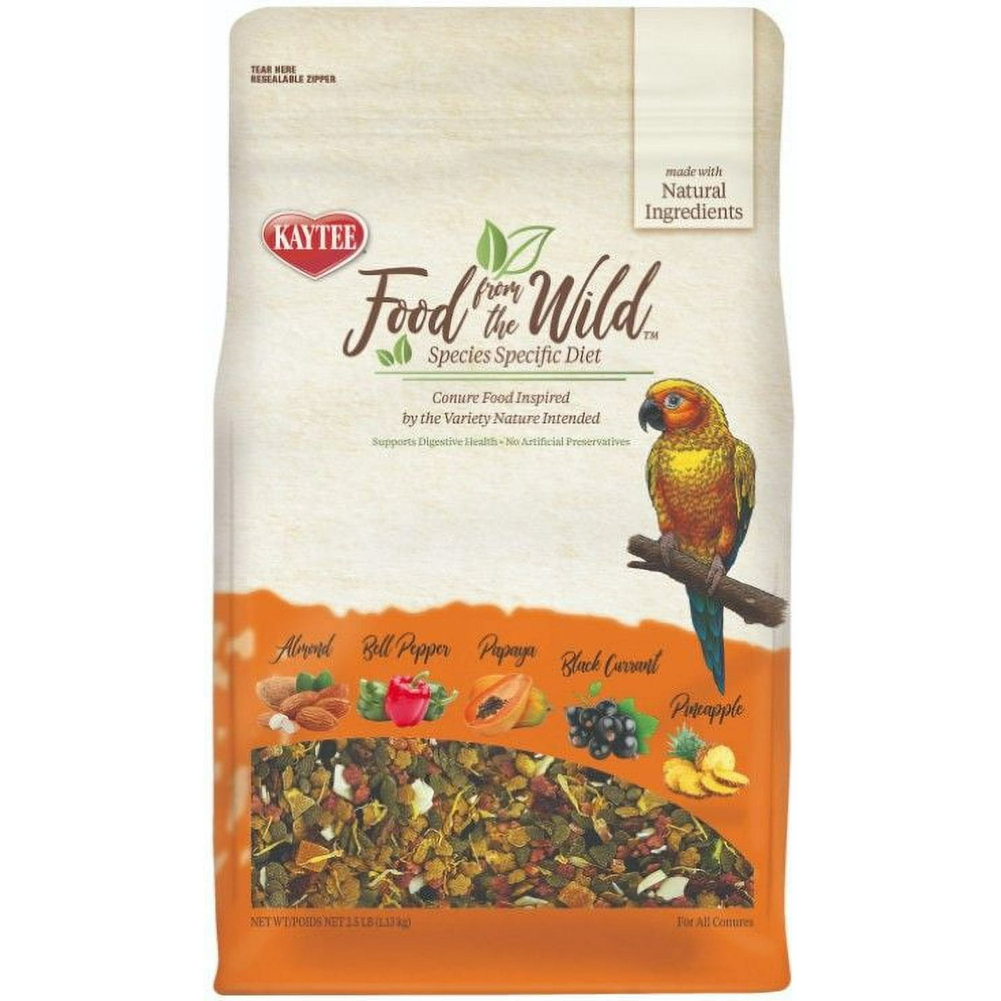 Kaytee Food From The Wild Conjure Food For Digestive Health [Bird, Food] 2.5 lbs