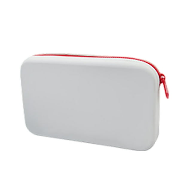 Neceser de silicona grande para maquillaje Neceser de viaje para mujer Organizador de maquillaje grande Neceser cosmético portátil Bolsa con cremallera Monedero Bolsa para guardar maquillaje
