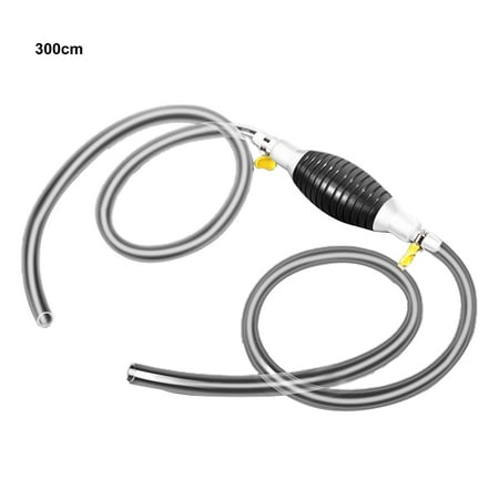 

MWstore 1 Set Siphon Pump Hose Easy Operation Oil Resistant Anti-aging Manual Fuel Tank Suction Hose Kit Auto Accessories