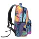 thumbnail image 3 of Easygdp Hip-Hop DJ Dolphin Mochila Ergonómica Versátil para Laptop - Múltiples Bolsillos, Correas Ajustables, Unisex para Escuela, Viajes y Actividades al Aire Libre-One Size, 3 of 5