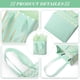 thumbnail image 2 of Set de 12 bolsas de regalo Tenare, papel metalizado, 18 x 10 x 23 cm, color oro verde, 2 of 6