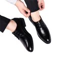 thumbnail image 3 of Vedolay Men's Oxfords,Men's Dress Shoes Cow Leather Oxfords Business Casual Shoes(Black,8), 3 of 5
