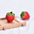 thumbnail image 2 of Micro Retro Strawberry Scene Ornament, Cute Miniature Figurine With Exquisite Craftsmanship, For Home Office Desk Shelf Decor Collectible Gift, 2 of 7