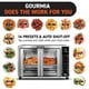 thumbnail image 4 of Gourmia - Freidora de aire para horno tostador, 17 presets de cocina, 1700 W, horno de freidora de aire digital de puerta francesa, accesorios de capacidad de 24 L, estante de convección, charola para, 4 of 5
