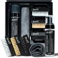 thumbnail image 1 of Kit limpiador de calzado Blackline ELMT negro 8 oz, 3 cepillos y toalla, 1 of 6