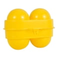 thumbnail image 1 of Mini huevera de 2 rejillas, contenedor para guardar huevos, para picnic, camping, con asa fija, color amarillo, 1 of 5