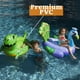 thumbnail image 4 of Set de flotador para piscina Sloosh con forma de dinosaurio y pavo real inflable, paquete de 2 Sloosh Sloosh, 4 of 7